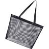 CAZSTYK Borsa da spiaggia in rete capacità, spalla, Purple S | Borse da spiaggia leggere e asciugatura rapida, borsa quotidiana, spalla singola, portatile, capacità,