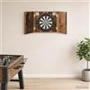 WXGTBKPR Armadietto per bersaglio per freccette in legno, 56 x 12 x 63 cm, con chiusura magnetica