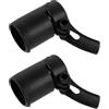 PACKOVE 2 Pezzi Blocco di Regolazione Telescopico per Remi in Fibra di Carbonio, Fissaggio Antiscivolo in Plastica 29/26,5mm per Canoa e Kayak, Supporta la Condivisione