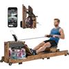 SPORTNOW Vogatore ad acqua pieghevole Bluetooth App 158kg