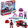 Hasbro Marvel Spidey e i suoi Super Amici, Set di salvataggio "Rete di soccorso", tema "Rete di soccorso", adatto a bambini dai 3 anni in su