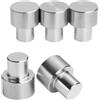 SOTECH Set da 5 perni di riferimento acciaio inox SS304 (testa Ø 25 mm, perno Ø 16 mm, lunghezza 15 mm) tavolo da saldatura perno di serraggio per piastre forate con un diametro foro di 16 mm