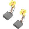 PATIKIL 17.5mm x 17mm x 7mm Carbonio Spazzola, Spazzola di Carbone di Ricambio, 2pz Alimentazione Utensile Sostituzione Riparazione Parte Carboncini Motore Elettrico per Elettrico Motore
