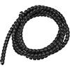 PATIKIL 8mm x 10mm 2 Metri Lungo Flessibile Spirale Tubo, Avvolgi Cavo Management Manica per Computer Filo Gestisci Cavo, Nero