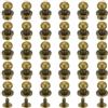 QUARKZMAN 30Pz Viti Chicago Rivetti a Bottone Testa Tonda per Fai-da-Te in Pelle Decorazione Borse Scarpe Cinture Riparazioni, Bronzo