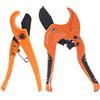 Glarks 2 pezzi a cricchetto per tubi e tubi con taglio dritto PEX, utensile per tubi di taglio rapido con una mano per tagliare fino a 1-5/8 e 1-1/4 PEX, PPR, PVC, tubi e tubi in alluminio-plastica