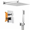 LISEEGO Set Doccia Incasso con Soffione a Pioggia 30 cm, Cromo Lucido