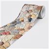 DIMEX LINE Dimex Bordo autoadesivo in pietra mosaico colorato - bordatura da parete - decorazione da parete per pareti, mobili, soffitti, carta da parati, porte - su 5 m x 0,15 m per rotolo