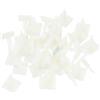 QUARKZMAN 55pz Adesivo PCB Distanziatore Appiccicoso Altezza 0,66 Bianco | Nylon Isolato, Distanziatori per PCB Scheda Supporto, Adatto PCB Foro Diametro 4mm a 4,3mm