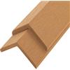 vidaXL Profili Angolari per Bordi 5 pz in WPC 170 cm Color Teak