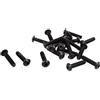 PATIKIL 20pz #6-32x5/8 UNC Esagonale Presa Button Testa Viti Vite Nero | Lega Acciaio