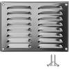 LIRAST 260x190mm Griglia D'aria con Rete Anti Insetti - Griglie D'Aerazione/Ventilazione in Alluminio
