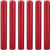 PATIKIL 6pz Distanziali Alluminio M3 3mm ID x 6mm OD x 50mm L Rosso | Distanziali Metallici M3 Alluminio, Filettati, per Viti Standoff Rotondi per Auto Rc Droni Schede Madri