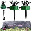 Generico Irrigatore da giardino multidirezionale a 360° for prato, Irrigatore da prato for cortile, erba di grandi dimensioni, cortile, patio e giochi estivi all'aperto, rotazione stabile(2pcs)