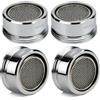 Uxney Perlator M28 - Set di 4 filtri per rubinetto, in acciaio inox, rompigetto da 28 mm, con filtro, aeratore a risparmio idrico, per cucina e bagno