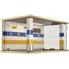 Diorama di Parcheggio 1:18 da Collezione Scatola Espositiva Trasparente