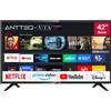 Antteq AV42F3 Smart TV 42 pollici (106 cm) Televisore con Prime Video,