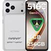 HOTWAV A17 Pro Max Smartphone Android 15, 16GB+256GB/TF TB Telefono