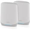 Netgear Sistema NETGEAR Orbi Tri-Band WiFi 6 Rete Mesh (RBK762S) - router + 1