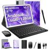 FEONAL Tablet 10 pollici con 16 GB RAM+128 GB ROM (1 TB TF) - Argento