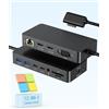 Quanlex Microsoft Surface Dock con alimentatore - Docking Station Surface Pro