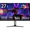 Minifire 27 pollici Gaming Monitor 260Hz QHD 1440P 1ms Adaptive Sync sRGB