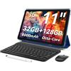 Tuohaitime Tablet Android 16,tablet da 11 pollici,32GB + 128GB espandibile fino a