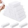 ASelected Buffer per unghie, 24 pezzi, bianco, in spugna morbida, per manicure, pedicure, nail art e studio, 95 x 25 x 25 mm