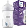 Philips Spa Avent Natural Response - Biberon Trasparente 1m+ Koala 260ml