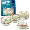 Philips Spa Avent Ultra Air Day&night Succhietto In Silicone 6 18m Fantasie Assortite 3 Pezzi