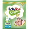 Babylino Sensitive Pannolini Taglia 2 Mini (3-6 Kg) 64 Pezzi