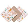 Babyono Mussole In Garza 70x70cm Colore Beige Set 3 Pezzi