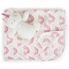 Cangaroo Coperta In Pile Morbido E Peluche Unicorno Arcobaleno Set Regalo Neonato