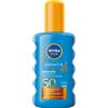 Nivea Sun Protect & Bronze Spf 50+ Solare Spray 200ml