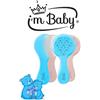 I'm Baby Set Spazzola Con Setole Lana E Pettine Per Neonati Colori Assortiti 0m+
