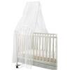 Italbaby Velo Tulle Per Culla Con Supporto In Metallo Bianco