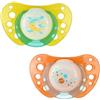 Chicco Physio Air Lumi Succhietti In Silicone 4m+ Colori Assortiti 2 Pezzi