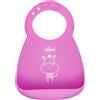 Chicco Bavaglino Regolabile In Silicone Rosa