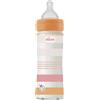 Chicco Benessere Biberon In Vetro A Flusso Lento 240ml Colore Orange Girl
