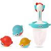 Kiokids Iberica Sl Kiokids Cesto Giochi Bagno Contenitore Con Rete Da Pesca 4 Pezzi