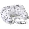 Chicco Boppy Deluxe Hello Baby Cuscino Allattamento Colore Grigio E Bianco