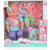 Rong Long Tutu Babydoll Bambola Con Accessori E Zaino Unicorno 31cm