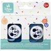 Stor Disney Mickey Mouse 0-6m Set Da 2 Succhietti In Silicone Azzurro