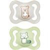 Bamed Baby Italia Srl Mam Air 2-6 Mesi Succhietto In Caucciù Fantasie Assortite 2 Pezzi