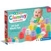 Clementoni Soft Clemmy Touch & Play Set Da 20 Mattoncini Morbidi 6-36 Mesi