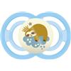Bamed Baby Italia Srl Mam Perfect Night 6m+ Succhietto Ortodontico In Silicone Con Box Sterilizzante Colore Azzurro