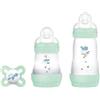 Bamed Baby Italia Srl Mam Easy Start 0m+ Set Con 2 Biberon 130ml E 260ml + Succhietto Colore Verde