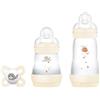 Bamed Baby Italia Srl Mam Easy Start 0m+ Set Con 2 Biberon 130ml E 260ml + Succhietto Colore Beige