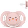 Suavinex Italia Srl Suavinex Bonhomia Succhietto In Silicone Sx Pro 6-18 Mesi Civetta Rosa
