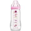 Bamed Baby Italia Srl Mam Easy Active 4m+ Biberon Con Tettarella In Silicone Skinsoft Rosa 330ml